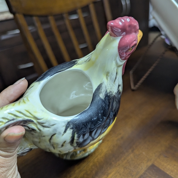 Ceramic Rooster Pitcher - Multicolor - Picture 5 of 6